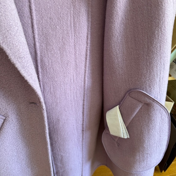 Maje Lilac Coat – Classic & Elegant Mid-Season Style - Picture 4 of 7